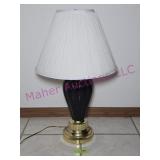Black/Gold Table Lamp 24'