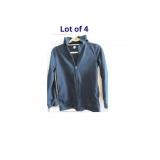 LOT OF 4 NEW KIDS NAVY BLUE ZIPPER HOODIES XL(14)