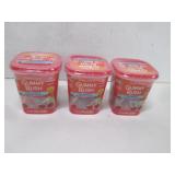 LOT OF 3 GUMMY RUSH NON GMO CHEWS BB DEC 2025