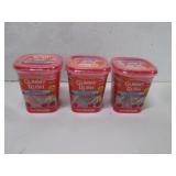 LOT OF 3 GUMMY RUSH NON GMO CHEWS BB DEC 2025