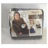 NEW NAPA ONE SIZE FITS ALL BLANKET WITH SLEEVES