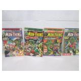 LOT OF 4 VINTAGE MARVEL THE MAN-THING COMIC BOOK