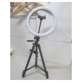 WORKING RING LIGHT WITH CAMERA STAND