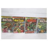 LOT OF 4 VINTAGE MARVEL THE MAN-THING COMIC BOOK