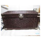 GUV WICKER TRUNK, STORAGE BOX