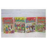 LOT OF 4 VINTAGE ARCHIE COMIC BOOKS