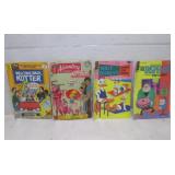 LOT OF 4 VINTAGE COMIC BOOKS : ADVENTURE COMICS..