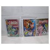 LOT OF 3 ASSORTED VINTAGE COMIC BOOKS