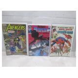 LOT OF 3 ASSORTED VINTAGE COMIC BOOKS
