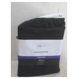 NEW MAINSTAYS BLACK KING BED SKIRT