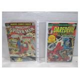 LOT OF 2 VINTAGE MARVEL  COMIC BOOKS