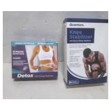 QUANTUM KNEE STABILIZER + DETOX SLIMMING  PATCHES