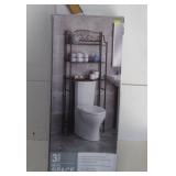 NEW DAMAGED BOX 3TIER METAL BATHROOM STORAGE SHELF