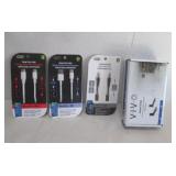 LOT VARIOUS CHARGE/ SYNC/ AUDIO CABLE ,  MOUNT
