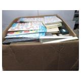 LARGE BOX OF MOSTLY NEW CRAFT, GIFT, STATIONARY ..