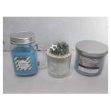 LOT VARIOUS CANDLES