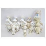 VINTAGE PILLSBURY DOUGHBOY AND FAMILY DOLLS