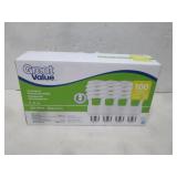 PACK OF NEW GREAT VALUE SOFT WHITE LIGHTBULBS