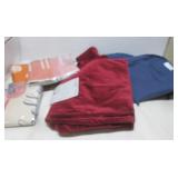 LOT NEW CUSHION/ PILLOW  COVERS, FLOOR MATS