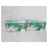 LOT 2 BOX OF DISPOSABLE GLOVES