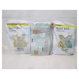 LOT OF 3 NEW QUILTED BAG