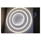 NEW OPEN BOX LED 3 RING HANGING CHANDELIER