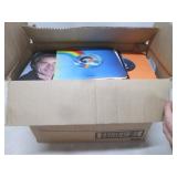 BOX OF VINTAGE 45s RECORDS