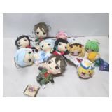 LOT NEW COLLECTIBLE JAPANESE PLUSH MASCOT TOYS