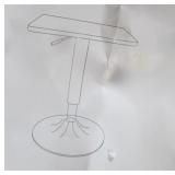 NEW MAGSHION BROWN ROCK -BLACK  BAR  TABLE