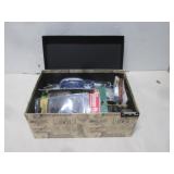 MEMORY BOX WITH ASSORTED HARDWARE, TOOLS