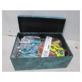 MEMORY BOX WITH ASSORTED HARDWARE, TOOLS