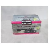 OPEN BOX KIRKLAND LARGE GARBAGE BAGS