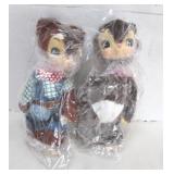 LOT OF 2 NEW STUFFED TOY-11' TALL
