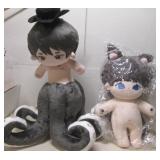 LOT 2 NEW LARGE ANIME CHARACTER  PLUSH