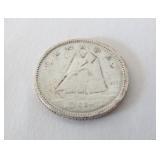 1939 CANADIAN SILVER 10 CENTS COIN