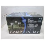 NEW HAMPTON BAY 6 PACK LED PATHWAY SOLAR LIGHTS