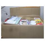 LARGE BOX FILLED WITH VARIOUS MOSTLY NEW ITEMS
