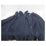 LOT OF 2 NEW ZIPPERED NAVY BLUE WOMENS SWEATER