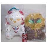 LOT 2 NEW JAPANESE ANIME PLUSH ULTRAMAN