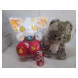 LOT 2 NEW JAPANESE ANIME CHARACTER PLUSH:ULTRAMAN
