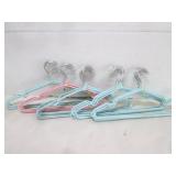 LOT NEW COATED WIRE HANGERS