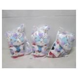 NEW LOT OF 3 SOFT PLUSH TOYS