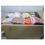 LARGE BOX FILLED WITH VARIOUS MOSTLY NEW ITEMS