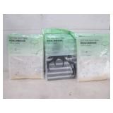 LOT NEW COTTON QUILT BAG( HAMPERS)
