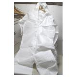 LOT NEW DISPOSABLE WHITE WORK OVERALL