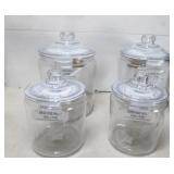 LOT OF 4 LARGE HERITAGE HILL JARS