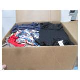 BOX LOT ASSORTED LADIES CLOTHES MOST NEW NO TAG