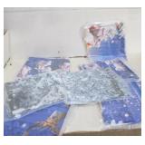 LOT VARIOUS THEMED TABLECLOTH