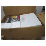 BOX FILLED WITH VARIOUS NEW ITEMS