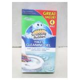 PACK OF SCRUBBING BUBBLES TOILET CLEANING GEL